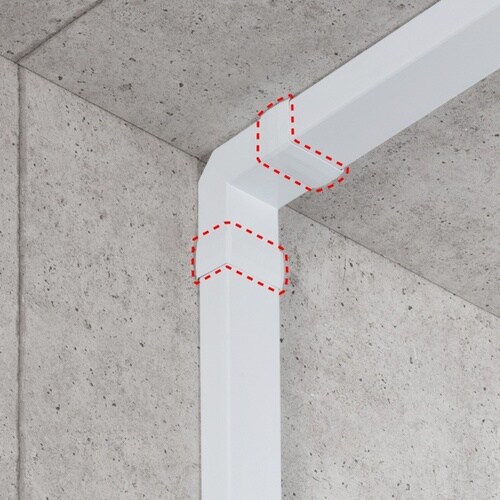 配線ダクト(連結カバー・ホワイト)