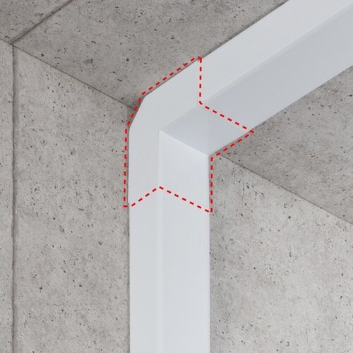 配線ダクト(内外L型・ホワイト)