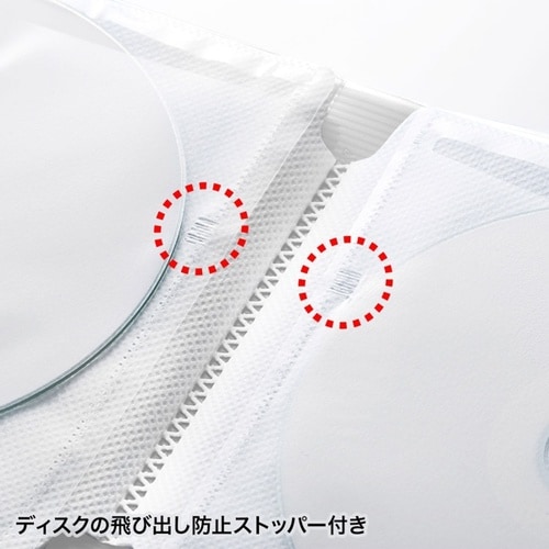 DVD・CDファイルケース(12枚収納・クリア)