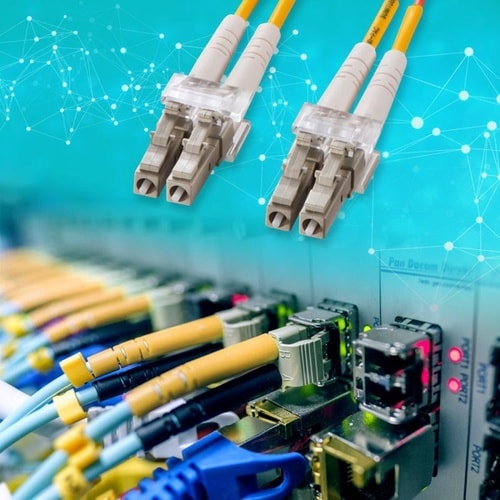 メガネ型光ファイバケーブル(マルチ50μm)