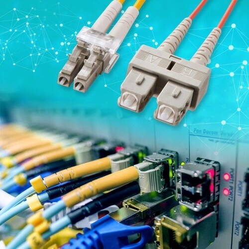 メガネ型光ファイバケーブル(マルチ50μm)