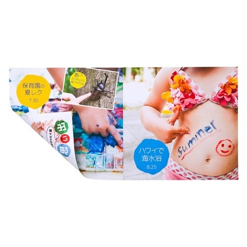 フォト光沢CD・DVDケースカード(見開き)