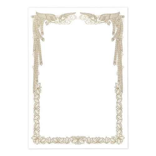 インクジェット手作り賞状用紙(A5・縦)