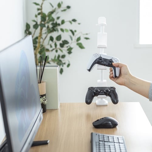 クランプ付きゲームコントローラースタンド