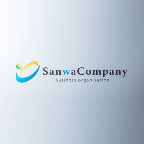 カラーレーザー用透明フィルムラベル