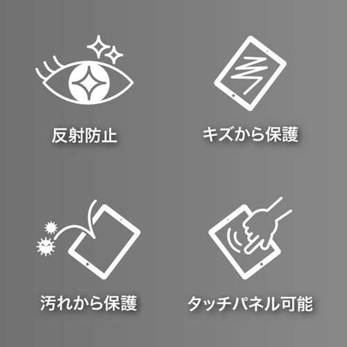iPad Air用液晶保護反射防止フィルム
