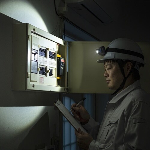 センサー付きLEDヘッドライト