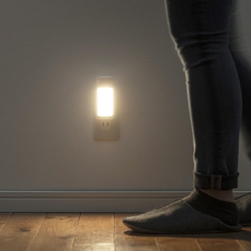 充電式LED人感明暗センサーライト