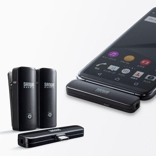 ワイヤレスマイク(マイク2台)