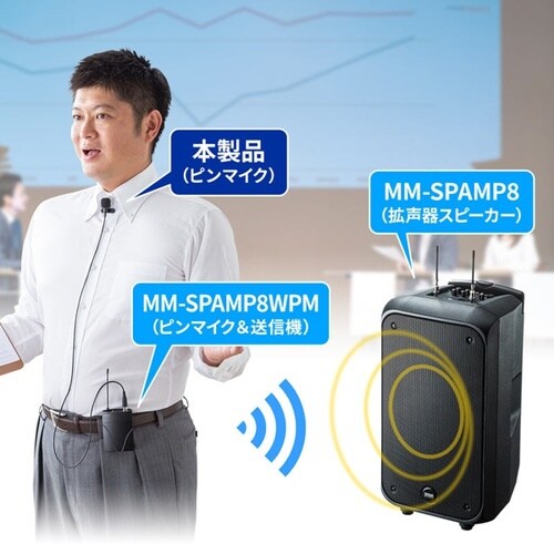 ピンマイク(MM−SPAMP8WPM用)