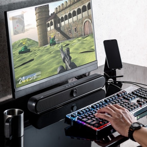 Bluetooth対応スリムサウンドバースピーカー