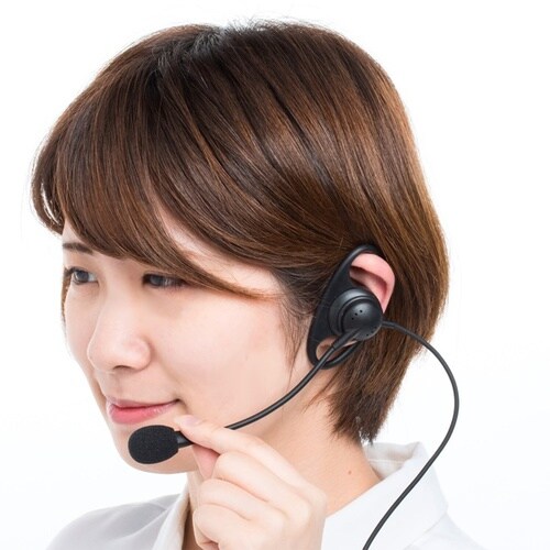 ガイドシステム用ヘッドセット(イヤーフック型)