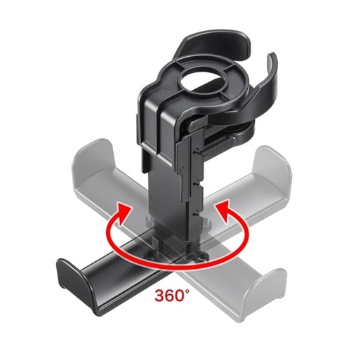 ドリンクホルダー付ヘッドホンフック