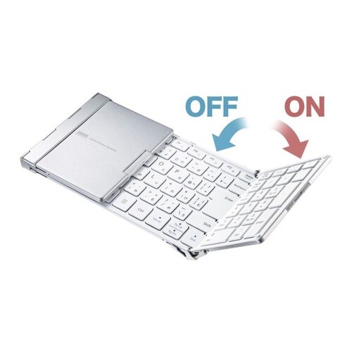 ワイヤレス折りたたみフルキーボード
