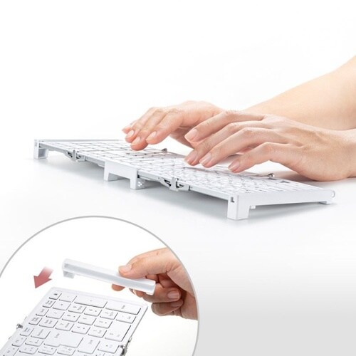 ワイヤレス折りたたみフルキーボード