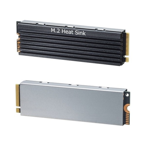 M.2 SSD用ヒートシンク 両面実装対応