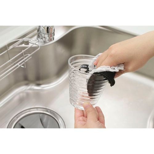 よごれ残さず洗いきるキッチンスポンジ グレー×14