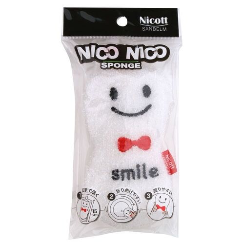 ニコニコスポンジ スマイル ホワイト 10セット