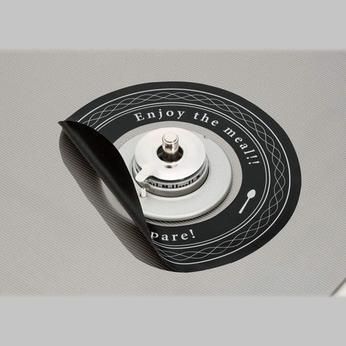 ガスマットリング ソフトカトラリーブラック×8