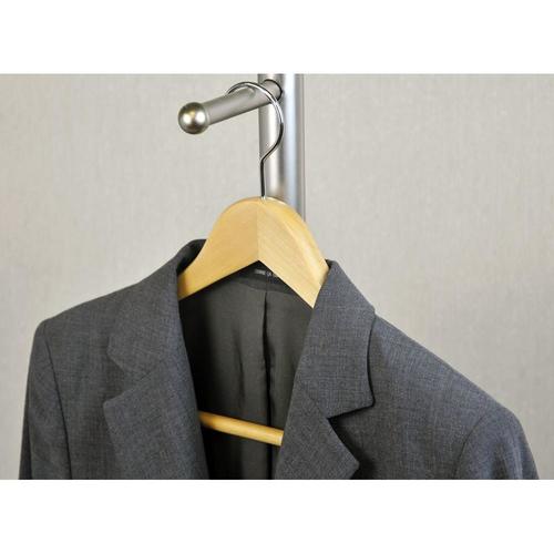 木製ハンガー 木と生活42cm ウッドバー×4