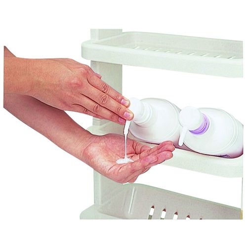 湯楽(ゆーらっく)3段 アイボリー