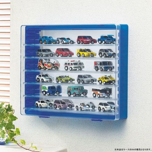 コレクションケースK606壁掛タイプ クリアブルー