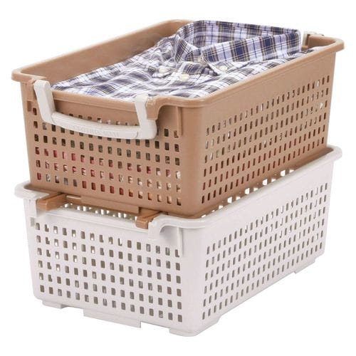 フリーバスケット L アイボリー 2セット