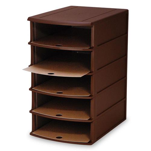 Yシャツケース ブラウン