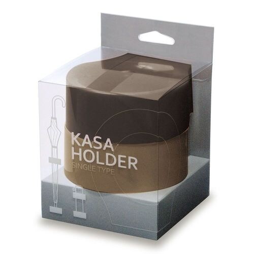 傘ホルダー (シングルタイプ)ブラウン 2セット