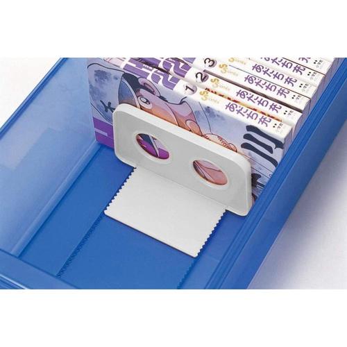 コミック本収納ケース ブックス 3個組 ブルー
