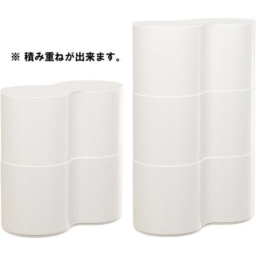 トイレットペーパーBox ピセ3段 ホワイト