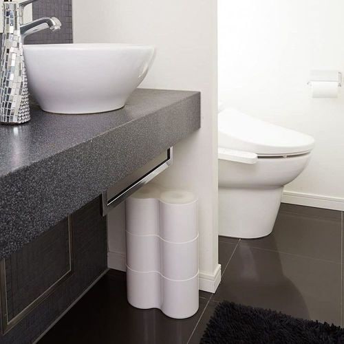 トイレットペーパーBox ピセ3段 ホワイト