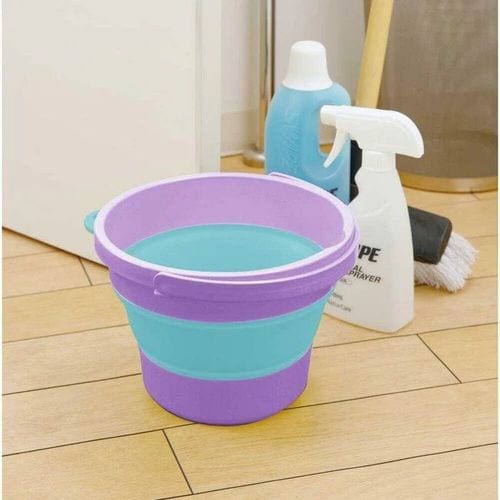 ソフトバケツ ミニ パープル 2セット
