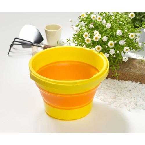 ソフトバケツ ミニ イエロー 2セット