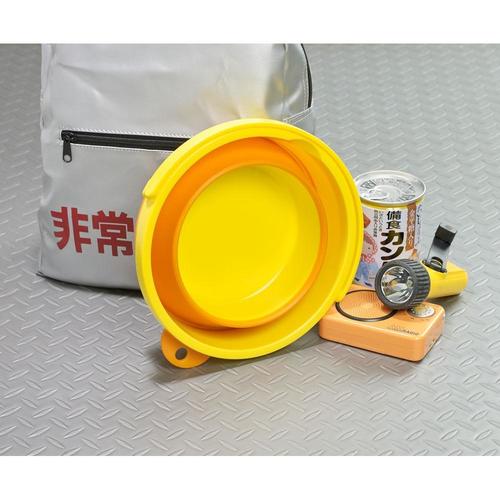 ソフトバケツ ミニ イエロー 2セット