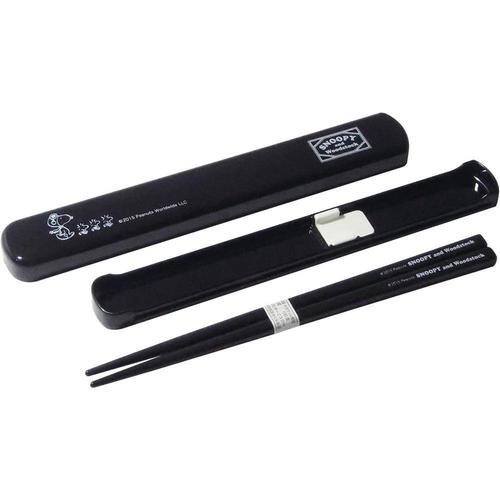 スヌーピー引きフタ箸箱セットHS−16BK×4