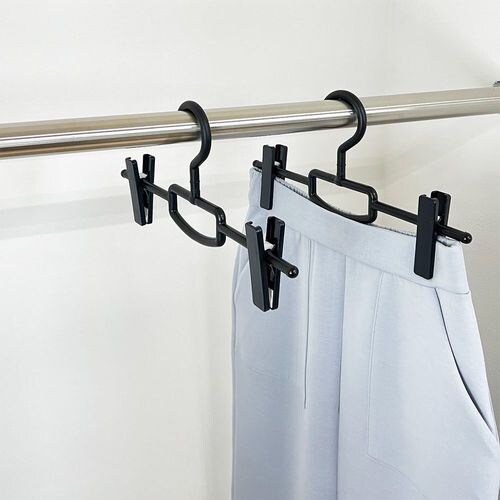 リバース クリップバー2本組 ブラック 4セット