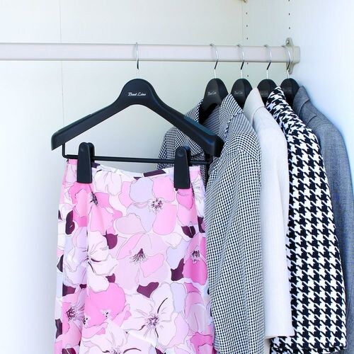 ベストラインジャケットビッグクリップ45BK×4