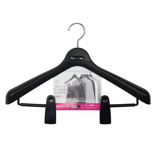 ベストラインジャケットビッグクリップ45BK×4