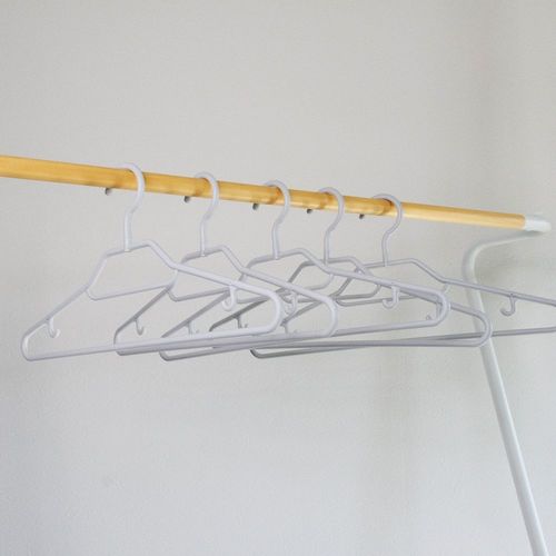 MC シャツハンガー5本組 グレー 4セット