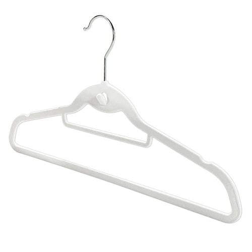 MCシャツハンガーフロッキー6本組ホワイト×4