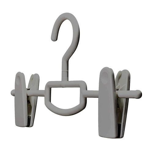 MC スカートハンガービッグクリップ グレー×6