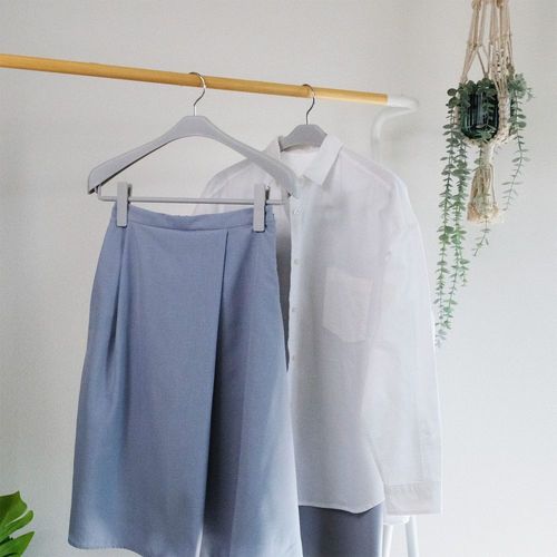 MCスーツハンガースリムクリップ2本組グレー×4