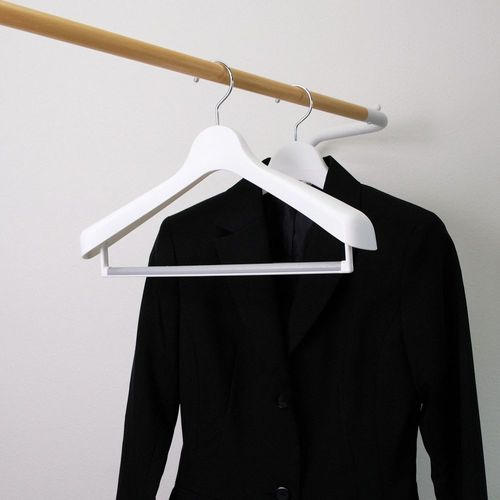 MC スーツハンガーストップ40 ホワイト×6