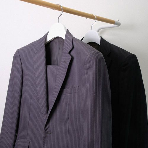 MC スーツハンガーストップ45 ホワイト×6