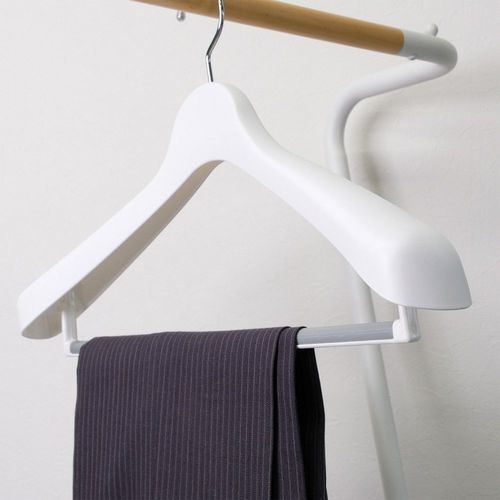 MC スーツハンガーストップ45 ホワイト×6