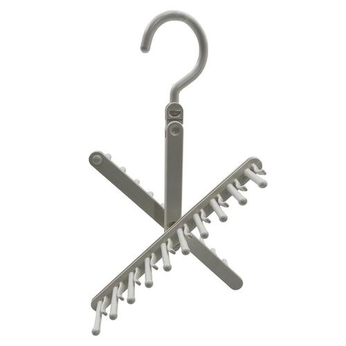 MC ネクタイハンガークロス グレー 6セット