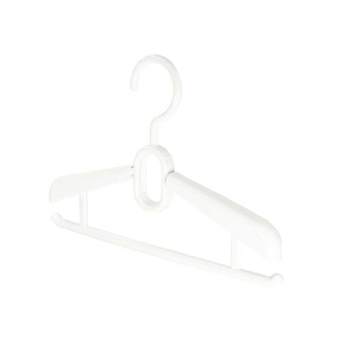 MC ジュニアスライドハンガー2本組 ホワイト×6