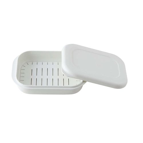 極 冷凍ごはん容器大 2個入 ホワイト