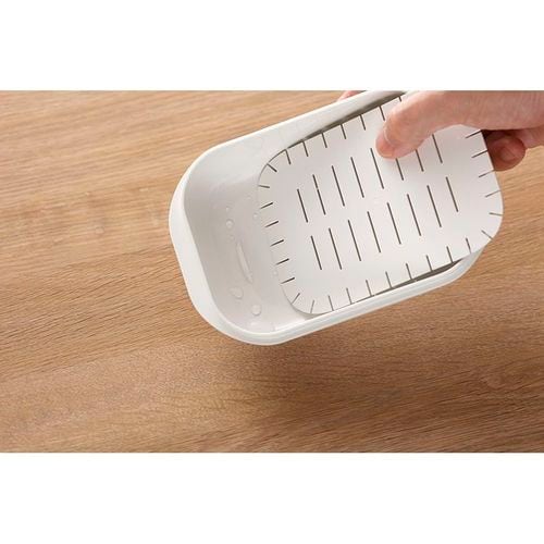 極 冷凍ごはん容器大 2個入 ホワイト